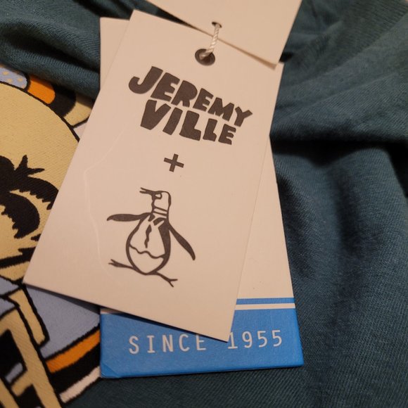 An Original Penguin + Jeremyville COLLAB LMTD EDITION 293/500 CREWNECK T-SHIRT - Picture 10 of 14